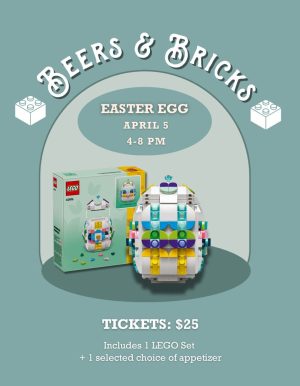 Beers & Bricks: Decorative Easter Egg